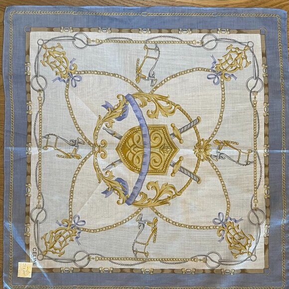 Celine Cotton Scarf / Handkerchief - Picture 1 of 3